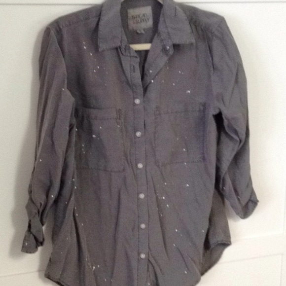 Thread & Supply gray blouse sz xs - Picture 1 of 5